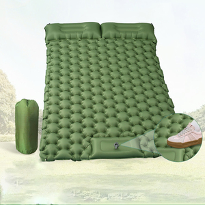 Coussin de couchage extérieur gonflable ultraléger avec coussin à pompe à air Double coussin de couchage avec oreiller <span class=keywords><strong>Matelas</strong></span> de trekking - Product Image 6