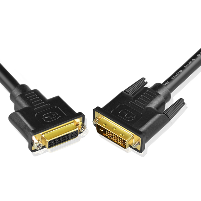 Dual Link DVI 24+1 Extension Cable Male Female 2K 60HZ DVI-D M/F PVC Video Cable Computer TV