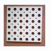 Panneaux acoustiques perforés en silicate de calcium, dalles de plafond acoustiques, panneaux muraux perforés insonorisants