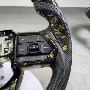พวงมาลัยรถยนต์คาร์บอนปลอมแปลงรุ่นที่กำหนดเองสำหรับ Toyota Land Cruiser HILUX Corolla TC XB N80 100 200 - Product Image 5