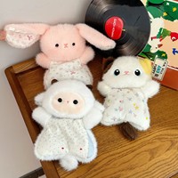Peluche anti-stress en forme d'animal de 16 cm, compagnon de table, poupée de compression apaisante, porte-clés en peluche, poupée pour machine à griffes