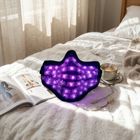 Nouveau Offre Spéciale populaire fête boîte de nuit Performance Costumes lumineux néon lueur Led visage lumière masque