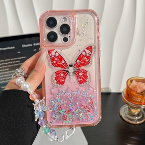 Sparkling Clear Funda para <span class=keywords><strong>teléfono</strong></span> móvil Fundas con correa para <span class=keywords><strong>teléfono</strong></span> Contraportada para iPhone 16 17 Pro Max Fundas <span class=keywords><strong>De</strong></span> Celulares Al Por Mayor - Product Image 3