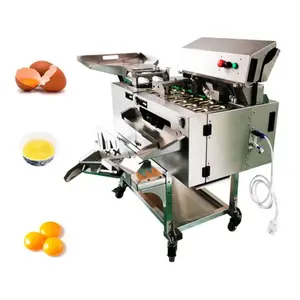 Máquina industrial para romper huevos/Separador de yema de huevo de 2 filas Máquina para romper huevos