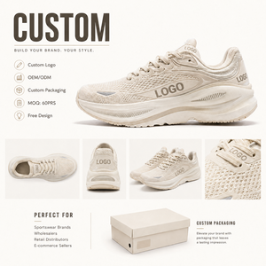 Chaussures de course personnalisées par le fabricant, baskets athlétiques respirantes, chaussures de sport légères pour la marche, marque privée - Product Image 6