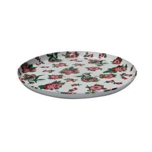 China Supplier Wholesale Printed Logo Tin Dishes For Food Gift Holding Custom Hot Sale Cheap Price Food Grade Metal Round Tray