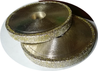 Disques de meulage abrasifs en carbure de diamant électroplaqué pour découpe de métaux, diamètre 100 mm, grain 36, grossier, personnalisables