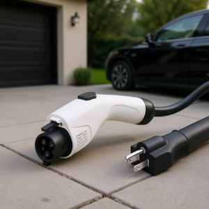 Cargador portátil para vehículos eléctricos de 16 amperios, 120V/240V, 7 kW, con cable de carga NEMA 6-20P para uso en vehículos eléctricos. - Product Image 2