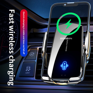 Chargeurs de voiture sans fil multifonctionnels 15W, support de téléphone, chargeur de voiture sans fil, support de téléphone à <span class=keywords><strong>induction</strong></span> infrarouge automatique - Product Image 6