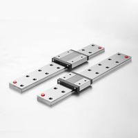 Rail de guidage linéaire MGW9 de 200 mm à 10000 mm avec roulements coulissants MGW9C ou MGW9H