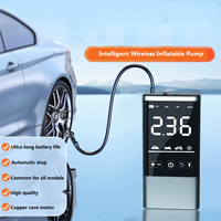Astree Portable Tire Inflator Cordless Rechargeable Digital Auto Shutoff 150PSI LED Light Car Motorcycle Bicycle
