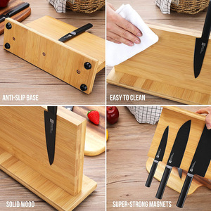Porte-couteaux multifonctionnel sur mesure avec support magnétique double face puissant, adapté à la maison et à la cuisine. - Product Image 5