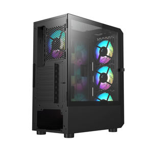 Nouveau modèle R21 mesh pc coques latérales en verre boîtier de jeu en verre trempé pc de jeu - Product Image 5
