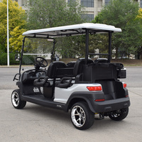 Voiturette de golf électrique de luxe à 4 places avec batterie au lithium CE, moteur AC 5KW, couleur personnalisable, buggy de golf à vendre