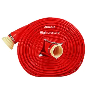 High-Pressure 2-Inch Heavy Duty PVC Garden Watering Hose 40mm 50mm Corrosion Resistant Water Delivery Pipe with Cutting Service