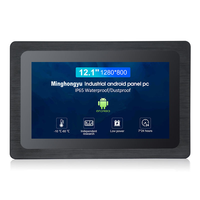 Panel PC Industrial de 12.1'' con Pantalla Táctil Android/Linux, Monitor LCD Integrado de Marco Abierto Resistente al Agua - En Stock