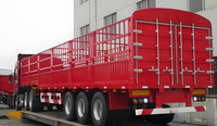 Semi-remorque à trois essieux en acier résistant à la chaleur, capacité 60T, transport désertique, Arabie Saoudite, Émirats arabes unis, haute qualité