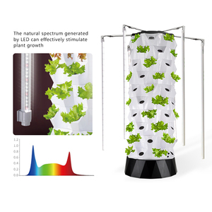 Système de culture <span class=keywords><strong>hydroponique</strong></span> pour <span class=keywords><strong>laitue</strong></span> Tour <span class=keywords><strong>hydroponique</strong></span> intérieure avec lumière LED - Product Image 5