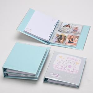 <span class=keywords><strong>Quaderno</strong></span> ad Anelli Ricaricabile <span class=keywords><strong>A5</strong></span> A6 |   Anello in metallo a 6 colori |   Copertina per Libri Personalizzata in PVC Trasparente |   Diario di alta qualità per studenti | Opzione regalo - Product Image 2