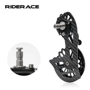 <span class=keywords><strong>Desviador</strong></span> Trasero de Bicicleta Riderace con Rodamiento Cerámico 13T-17T de Fibra de Carbono para Ultegra Dura Ace <span class=keywords><strong>105</strong></span> <span class=keywords><strong>R7000</strong></span> R8000, Piezas de Ciclismo - Product Image 1
