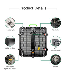 Wasserdichte IP65 P2.6 P5.2 P3.91 P7.82 Hochhelligkeits-Miet-LED-Videowand für Außenbereich Transparente Bildschirmanzeigen für Bühnen - Product Image 1
