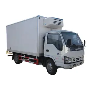 Mini-Kühlschrank Gefrierschrank-Lkw 4x2 Isuzu Kühlgefrierter Tiefkühl-Lkw Transportmittel zum Verkauf