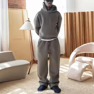 OEM High Quality <strong>Jogger</strong> Sets 2 Pieces <strong>Baggy</strong> Blank Heavyweight 500 GSM Tracksuits Boxy Fit Oversized Custom Sweatsuits <strong>Men</strong> - Product Image 3