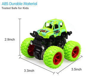 <span class=keywords><strong>Macchinine</strong></span> Monster Truck-4 Pack Push car per bambini piccoli <span class=keywords><strong>con</strong></span> rotazione di 360 gradi e potenza di attrito durevole - Product Image 4