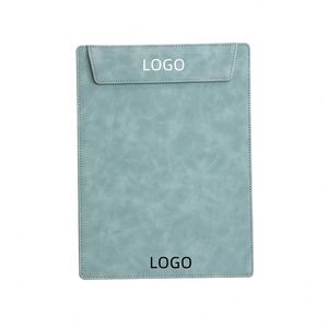 Wholesale Custom Logo <b>A4</b> Size Pu Leather Menu Clip Board Hotel Conference Writing Pad School Office Supplies File <b>Folder</b> - Product Image 3