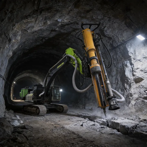 Accesorio <span class=keywords><strong>Universal</strong></span> Integrado para Partir Rocas Hidráulicamente, Compatible con Múltiples Modelos de Excavadoras Hidráulicas - Product Image 2
