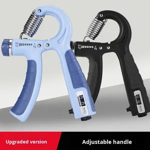 Мужской профессиональный тренажер для укрепления хвата с регулируемым сопротивлением и функцией подсчета – материал TPR/PP для тренировки пальцев и запястий - Product Image 2