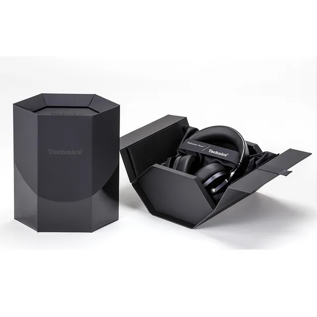 New Custom Wireless Headset Earbuds Packaging Pet Transparent Cover Paper Box for Electronics Earphone Headphone Packaging