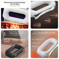 Masseur électrique OEM pour fascia, appareil de massage corporel vibrant rechargeable à micro-courant, couteau de massage à grattage musculaire