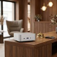 Mini PC Intel Core i5-1340P avec logo personnalisé, 12 Go de RAM LPDDR5, SSD NVMe de 1 To, écran 4K, Wi-Fi 6, Bluetooth 5.2, PC compact pour salle de conférence