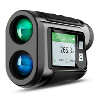 Télémètre laser numérique portable à écran tactile personnalisé, portée 600 m, pour la chasse et le golf en extérieur