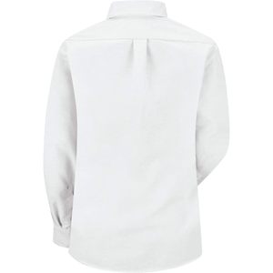 Camisa de Vestir Oxford Ejecutiva Personalizada para Mujer, Larga, Casual, Roja, de Chifón, Popelina, Algodón, Talla XL, Temporada de Primavera, B00SBHNFF6 VF - Product Image 1