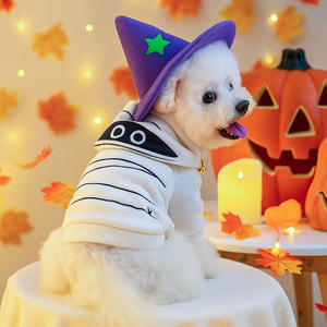 PETCIRCLE Ropa de Invierno con Forro Polar para Perros y Gatos, Colección de Sudaderas con Capucha para Halloween - Product Image 1