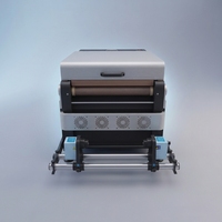 Machine de séchage automatique DTF sans fumée de 24 pouces avec purificateur d'air intégré pour imprimante à double tête