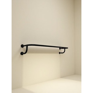 Porte-vêtements mural portable en fer pour magasin de détail, étagère latérale suspendue, tringle à vêtements, pour femmes et enfants, finition polie carrée - Product Image 4