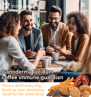 Mélange de café instantané au chocolat et aux champignons Ganoderma Lucidum Reishi de qualité supérieure, marque distributeur, vente en gros