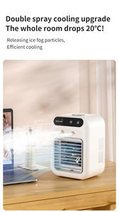Mini ventilateur électrique transfrontalier USB, rafraîchisseur d'air, humidificateur à pulvérisation pour un refroidissement <span class=keywords><strong>silencieux</strong></span>, idéal pour <span class=keywords><strong>le</strong></span> bureau, <span class=keywords><strong>le</strong></span> dortoir, la climatisation de bureau - Product Image 2