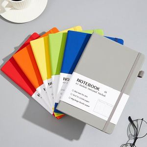 สมุดบันทึกธุรกิจปกหนัง PU หลายสี ราคาส่ง โปรโมชั่นพิเศษ พร้อมที่ใส่ปากกา สั่งทำโลโก้ได้ - Product Image 2