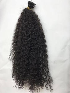 Extensiones de Cabello Humano Itip 13A, Rizado Afro, Microlinks, 22 24 Pulgadas, 3A 3C, Cabello Brasileño Virgen Rizado Afro, 300 Mechones, Venta al por Mayor - Product Image 2
