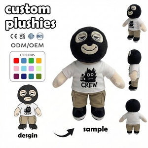 ผู้ผลิตตุ๊กตาขนนุ่มแบบกำหนดเอง MOQ ต่ำ ตุ๊กตาสัตว์แบบกำหนดเอง หมอนตุ๊กตาหน้ายิ้มสีเหลืองแบบกำหนดเอง ตุ๊กตาขนนุ่มแบบกำหนดเอง - Product Image 2