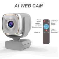 4K AI kamera web USB pelacakan otomatis, kamera Digital Video Drive gratis P2P untuk pengajaran Online