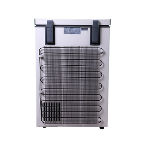 Congélateur <span class=keywords><strong>coffre</strong></span> blanc compact <span class=keywords><strong>100L</strong></span> à congélation rapide, électrique, usage commercial, pour hôtel, avec porte battante et verrouillage lumineux - Product Image 5