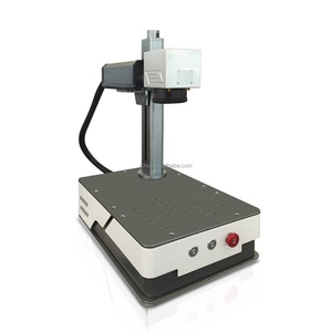 เครื่องแกะสลักเลเซอร์แบบพกพา ราคาโรงงาน ใช้ไฟเบอร์ UV CO2 Mopa สำหรับงานแกะสลักและทำเครื่องหมาย - Product Image 1