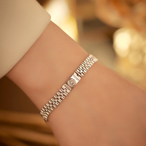 Pulsera de Plata de Ley 925 con Circonita para Mujer, Elegante Joyería de Moda, Regalo - Product Image 5