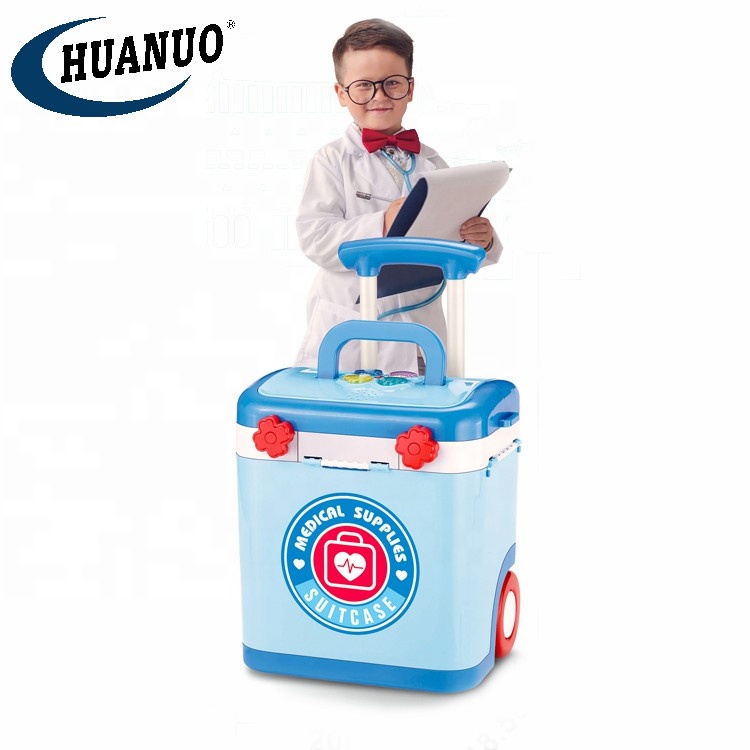 Интеллектуальный комплект для ролевых игр, медицинская тележка, игрушки, докторский набор для детей
