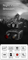 NV3180 lunettes de vision nocturne tactiques thermiques jumelles de vision nocturne gen 2 pour la chasse caméra vidéo HD